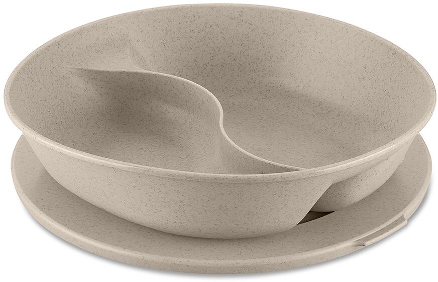 Koziol connect Separee Menüteller, 1,5L, nature desert sand