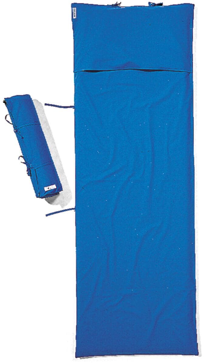 Cocoon Thermomattenüberzug, Baumwolle, blau, 196x65cm