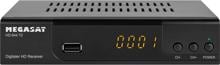 Megasat HD 644 T2 DVB-T Sat-Receiver, USB, schwarz, 12/230V
