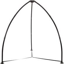 Vivere Tripod Hängesesselständer, Stahl, black