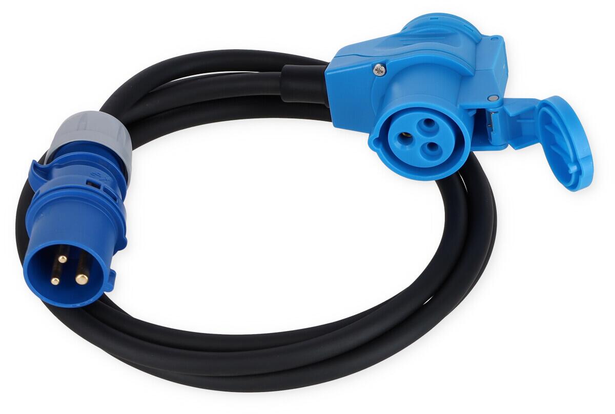 Camping Wagner VoltMade Basic CEE-Verlängerungskabel, Winkelkupplung, 3m