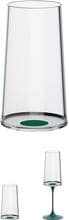 Trebonn SplitGlass Sektglas, 2er-Set, 320ml, grün