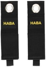 HABA FlexiCord Loop Kabelband mit Ringöse, 2-teilig, schwarz