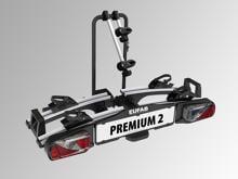 Eufab Premium II Plus Fahrradträger für Anhängekupplung, silber/schwarz