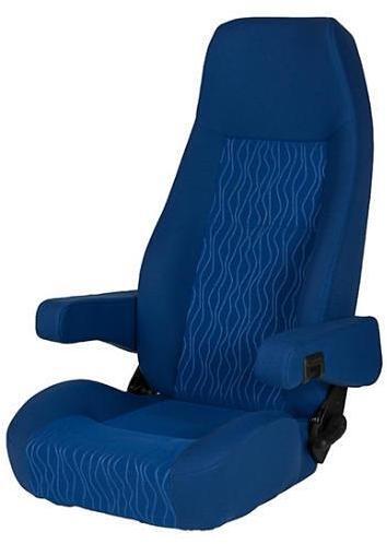 Sportscraft S9.1 Pilotensitz, Atlantik Blau, mit Lordosenstütze und Sitzheizung