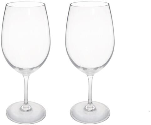 Kampa Noble Weinglas, 2er Set, Rotwein, 600ml