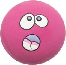 Jollypaw Smiley Ball, Latex, mit Sound, ø5cm, farblich sortiert