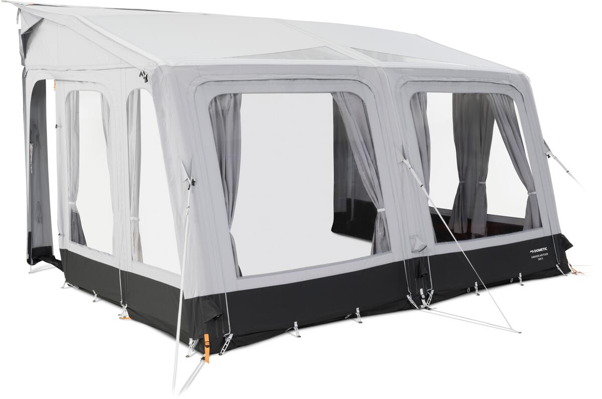 Dometic Grande AIR Tour Luft-Vorzelt, Gr.390M, hellgrau/anthrazit
