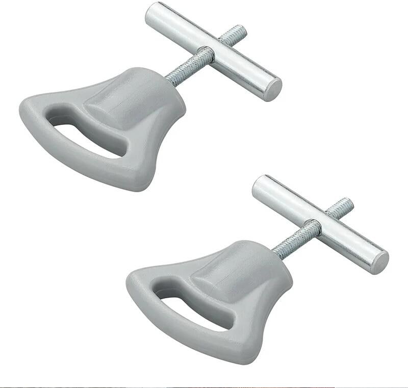 Pro Plus Endstopper mit Plastikknopf für Kederschiene 5-6mm, 2er-Pack