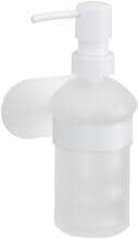 WENKO Turbo-Loc® Seifenspender Mod. Orea, aus rostfreiem Edelstahl, White matt