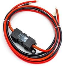 WATTSTUNDE® Sicherungskabel (mit Sicherungshalter) 2x16mm² M8/Aderendhülse rot/schwarz