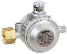 GOK Niederdruckregler EN61-DS (Komb.A x G1/4LH-KN), 1,5kg/h, 50mbar, gerade