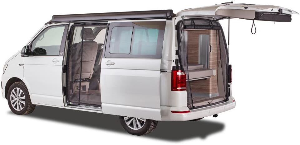 Mayr VanQuito Moskitonetz, Schiebetür links, VW T5/T6, standard RV, grobmaschig