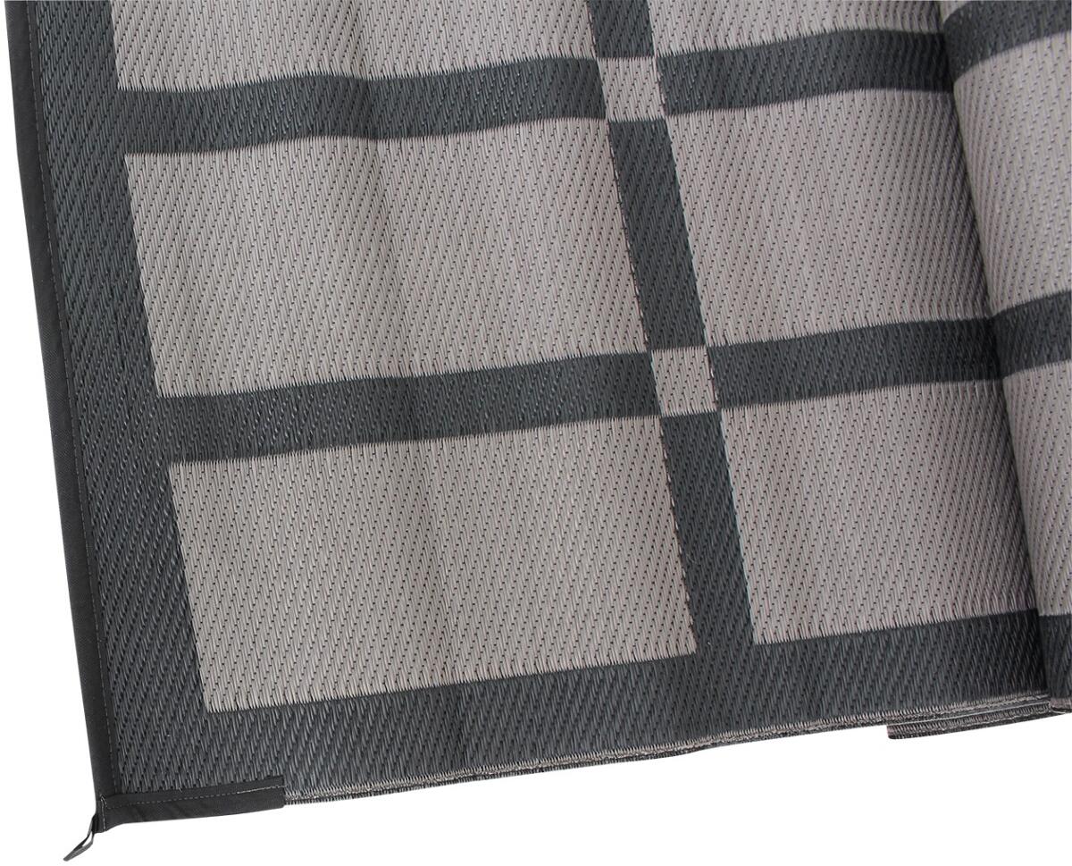 EuroTrail Patio Mat Vorzeltteppich, grau/schwarz, 400x250cm