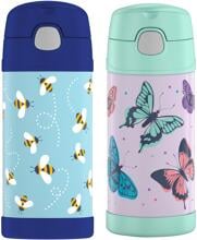 THERMOS® Kids Funtainer Trinkflasche, Edelstahl, 350ml