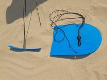 Swiss Piranha Strand Anker 4er Set, inkl. Packsack