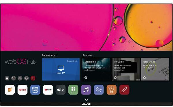 Alden Smartwide LED Smart-TV, 12 Volt, WiFi, BT, webOS, 24" (60 cm)