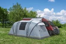 Trigano NORTH-TWIN Busvorzelt, 500x240+70x206cm, grau