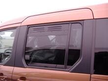 HKG Frischlüfter-Set für hintere Seitenfenster, Renault Kangoo/Mercedes T-Klasse/Citan, Nissan Townstar ab 05/2021, schwarz