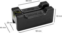 Heyner Gummiauflage für Unterstellböcke Breite 29,5 mm