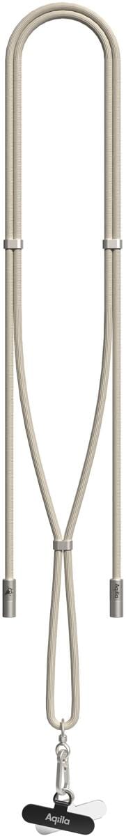 Aqiila 2-in-1 Lanyard Lade- & Synchronisationskabel CL2 Kabel 60W Typ C zu Lightning Sand