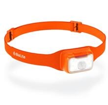 BioLite Range Stirnlampe, USB-C Schnelladung, 500 Lumen, rot
