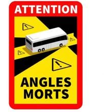 Menbaa Angles Morts Toter Winkel Aufkleber, Bus, 3er-Set