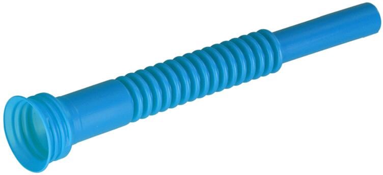 Hünersdorff Auslaufrohr für Eco Wasserkanister, flexibel, blau