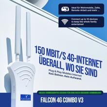 Falcon 4G Combo LTE Außenantenne inkl. integriertem Router
