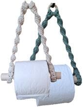 Knotenliebe Makramee Toilettenrollen-Halterung
