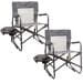 GCI Outdoor Freestyle Rocker™ Campingstuhl Set, Heathered Pewter - Camping Wagner Edition