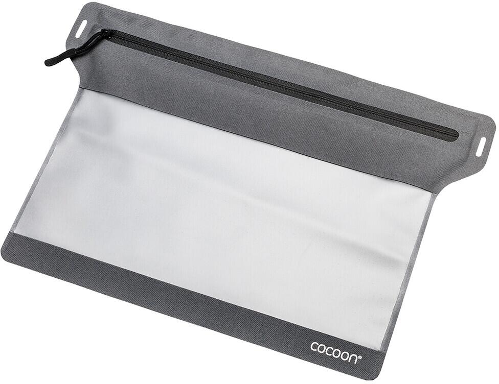 Cocoon Dokumententasche mit Reißverschluss, 27x22cm, grau/schwarz