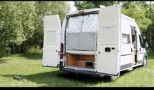 Clairval THERMICAMP Isoliervorhang für Ford Transit H3 ab Bj. 09/2014, mit Moskitonetz