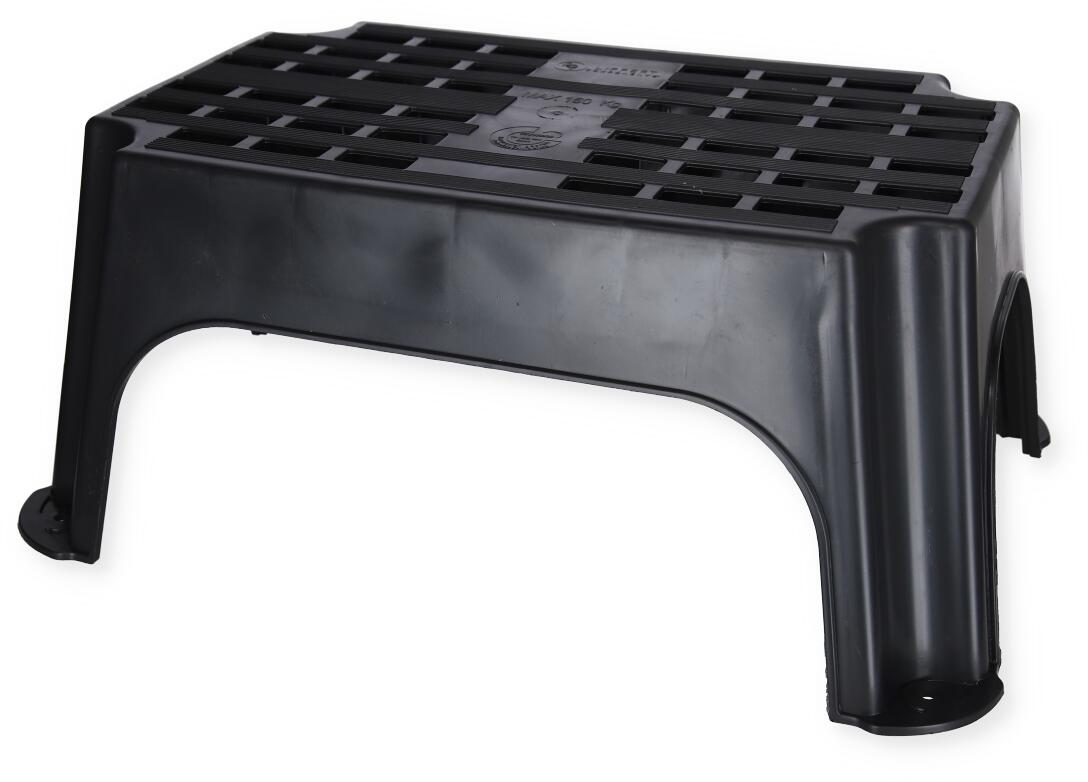 Trittstufe aus Kunststoff, bis 150kg, grau
