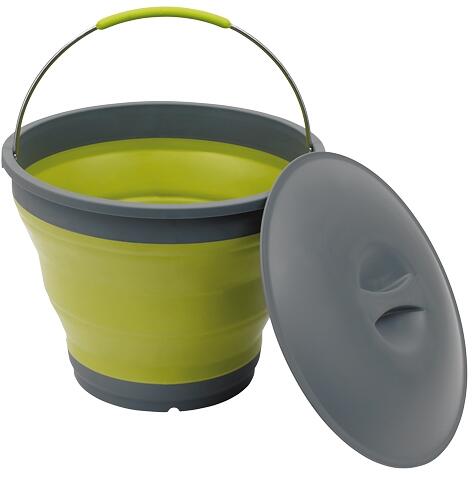Outwell Collaps Falteimer mit Deckel, 7,5L, grün