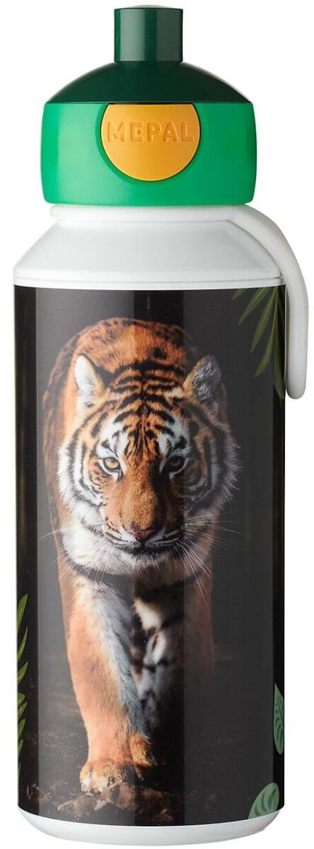 Mepal Pop-Up Campus Trinkflasche, 400ml, Wild Tiger