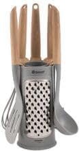 Outwell Adana Utensil Set, 6-teilig, braun