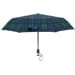 Origin Outdoors LED Trek Regenschirm, blau/grün kariert