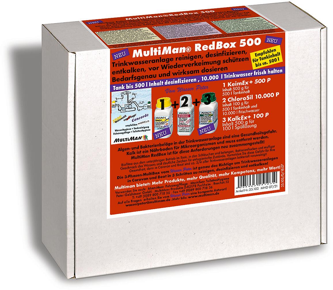 MultiMan RedBox 500 für Trinkwassertanks bis 500 l Inhalt