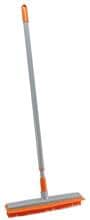 Bürstenmann Gummibesen, 75-130cm, orange/grau