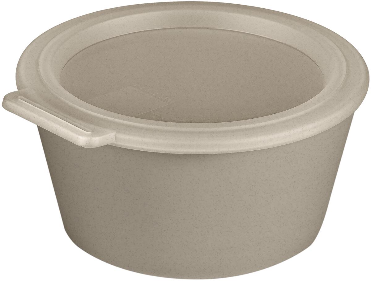 Koziol Move Schale mit Deckel, 700ml, nature desert sand