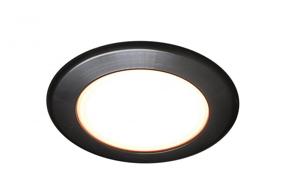 Frilight LED-Einbauspot Vega 75, mit Touch-Sensor, schwarz