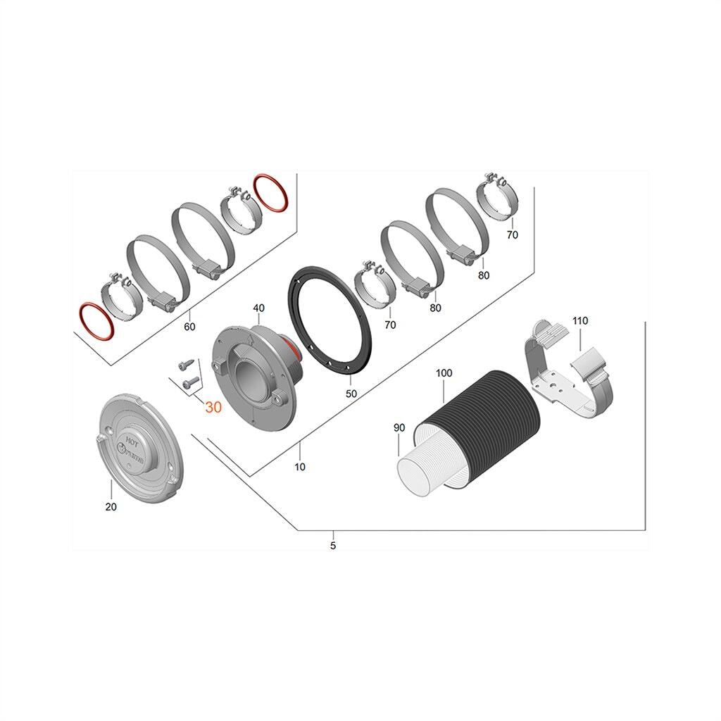 Schraubensatz - Truma Ersatzteil Nr. 39050-00626 - für VarioHeat