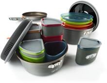 GSI Outdoors Pinnacle Ceramic Camper Kochset, 4-Personen