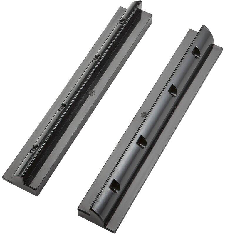 ECTIVE 2-teilig Haltespoiler für Solarmodule, lang, schwarz