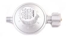 GOK Gasdruckregler, 25–50mbar, 1,2kg/h, Kombi x 3/8", 11-stufig