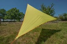 Bent Zip Canvas verbindbares Sonnensegel, 250x250cm, limettengrün