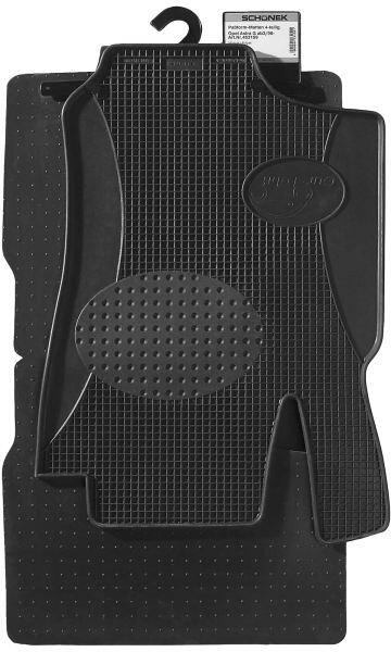 Schönek Gummimatte Passform 3-tlg. für VW T5/T6/T6.1, anthrazit