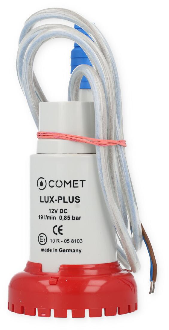 Comet Lux-Plus Tauchpumpe, 19l/min, 0,85 bar, mit Sieb und autom. Entlüftung