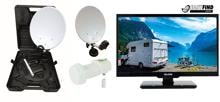EasyFind Campingkoffer TV Camping Set inkl. Falcon LED TV